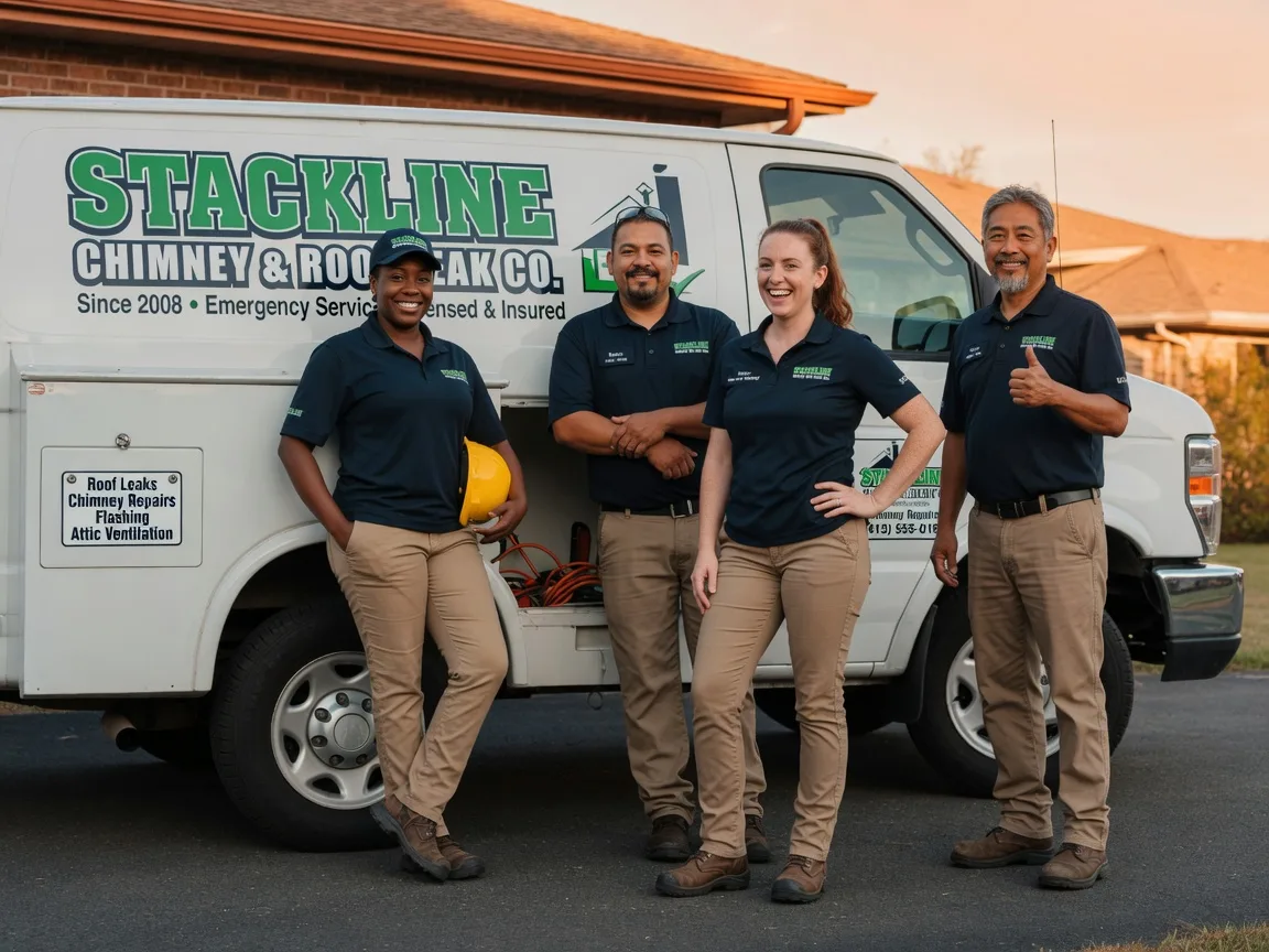 Chimney flashing repair company in Onida, SD